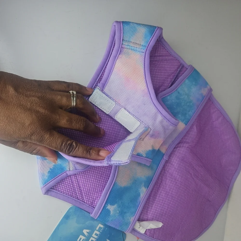 Vibrant Tie-Dye Dog Vest